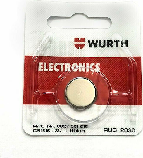 Wurth Baterie Litiu pentru ceasuri CR1616 3V 1buc