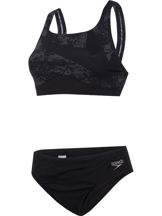 Sport Bikini Set Sports Bra & Slip Bottom Boomstar Black 8-12322-9023