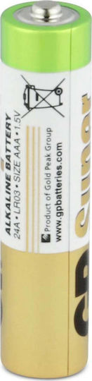 GP Batteries Super Αλκαλικές Μπαταρίες AAA 1.5V 8τμχ