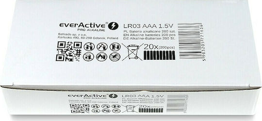 everActive Pro Αλκαλικές Μπαταρίες AAA 1.5V 10τμχ