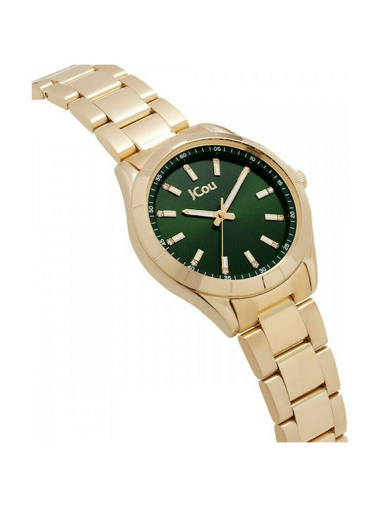 Jcou Estelle Watch with Gold Metal Bracelet