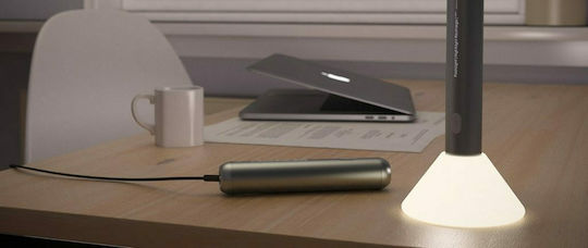 Allocacoc Rechargeable Flashlight LED with Maximum Brightness 600lm White