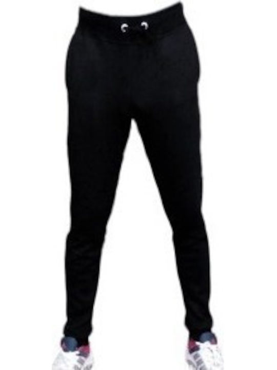 Sweatpants with Elastic Black