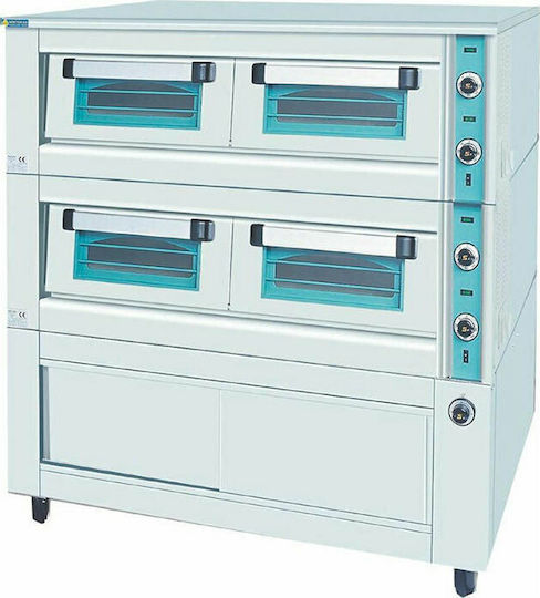 Sergas K150 Electric Pizza Oven Firebrick 8.5kW with Chamber 148x111x108.5cm