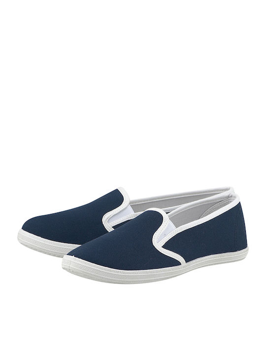 Bitter & Sweet Women's Canvas Slip-Ons Blue