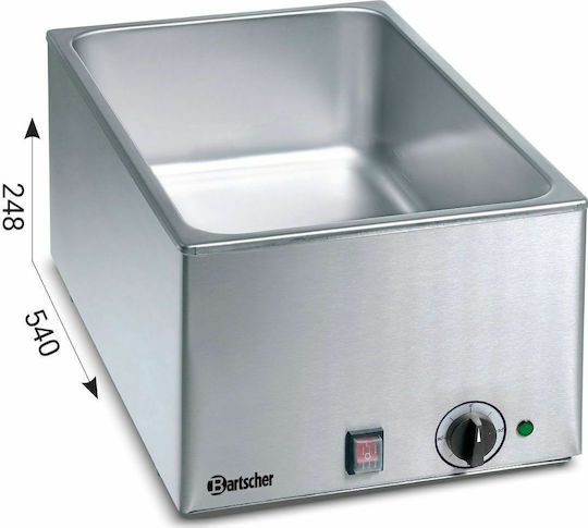 Bartscher Bain Marie Comercial Electric 1.2kW cu Capacitate GN1/1