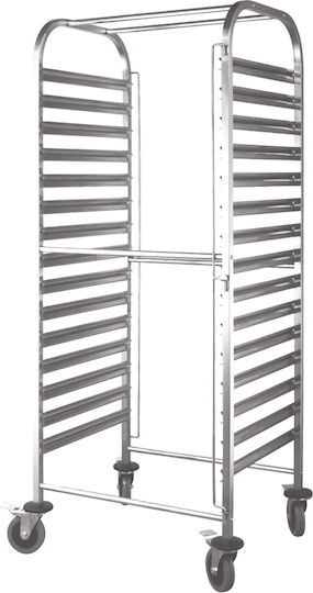 GTSA Commercial Kitchen Disks Cart H170xW59xD68cm 24-2220