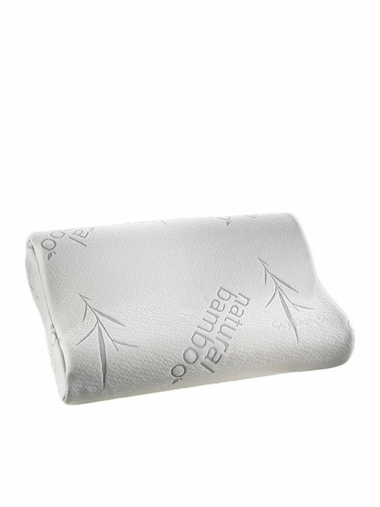 Guy Laroche Visco Elastic Aloe Vera Bed Pillow Memory Foam Anatomic 40x60x12cm