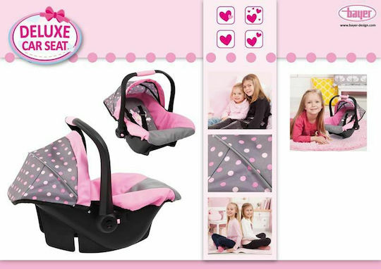 Bayer Design Accessories Car Seat for Baby Doll Deluxe