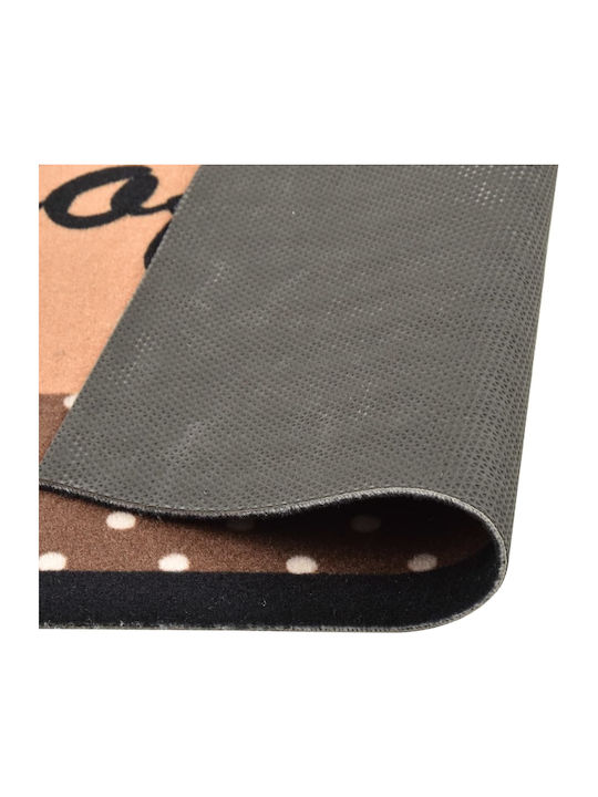 vidaXL Coffee Kitchen Mat Runner with Anti-slip Underlay Coffee 60x300εκ.