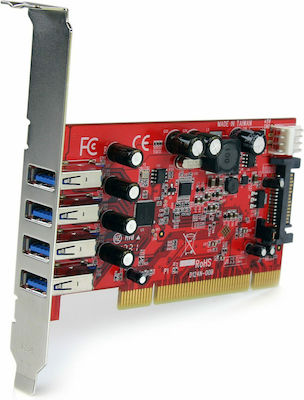 StarTech PCI Controller with 4 USB 3.0 Ports (PCIUSB3S4)