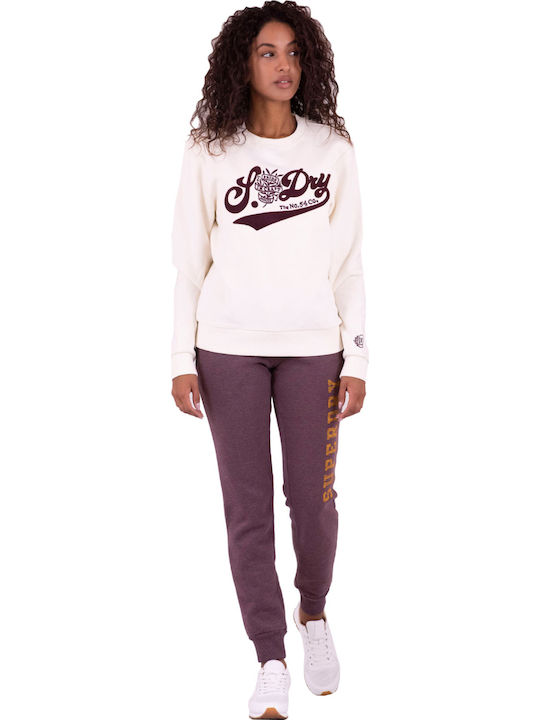 Track & Field Παντελόνι Φόρμας με Λάστιχο Rich Deep Burgundy Marl