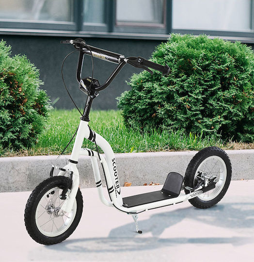 HomCom Kids Scooter Scooter 2-Wheel White