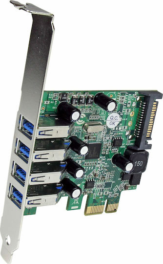 StarTech Κάρτα PCIe σε 4 θύρες USB 3.0