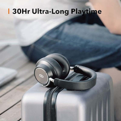 TaoTronics SoundSurge 46 Bluetooth Drahtlos Über Ohr Gelegentliche Nutzung Kopfhörer mit 30 Stunden Betriebszeit Schwarz