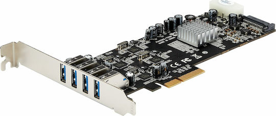 StarTech Κάρτα PCIe σε 4 θύρες USB 3.0