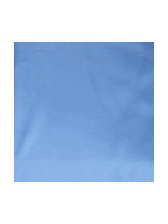 Dimcol Solid Μαξιλαροθήκη με Φάσα 50x70εκ. Sky Blue