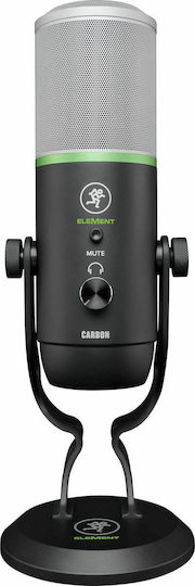 Mackie Carbon Πυκνωτικό Μικρόφωνο με USB Type-C Shock Mounted για Studio