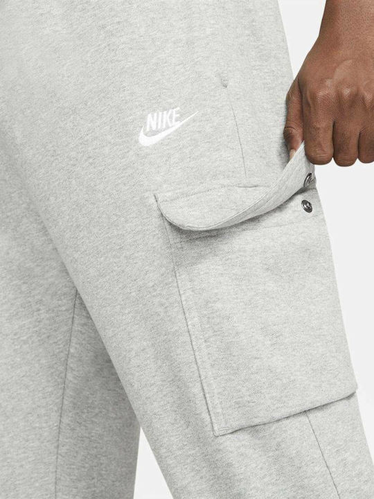 Sportswear Cargo Παντελόνι Φόρμας με Λάστιχο Γκρι