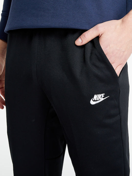 Sportswear Tribute Παντελόνι Φόρμας με Λάστιχο Μαύρο