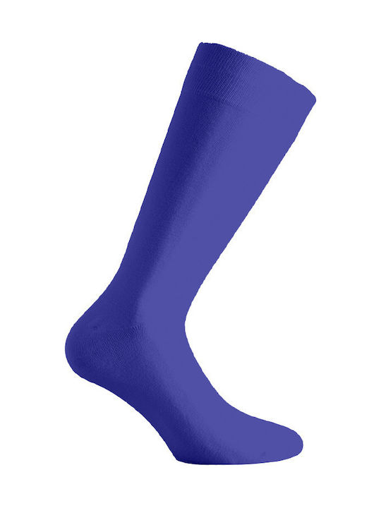 Walk Men's Solid Color Socks Blue