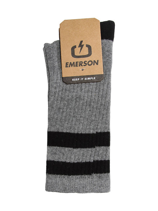 Emerson Ανδρικές Μονόχρωμες Κάλτσες Grey / Black