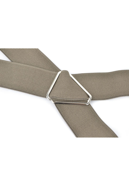 Victoria Suspenders Monochrome Beige
