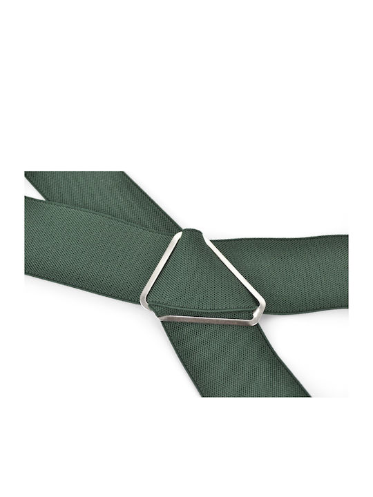 Victoria Suspenders Monochrome Green