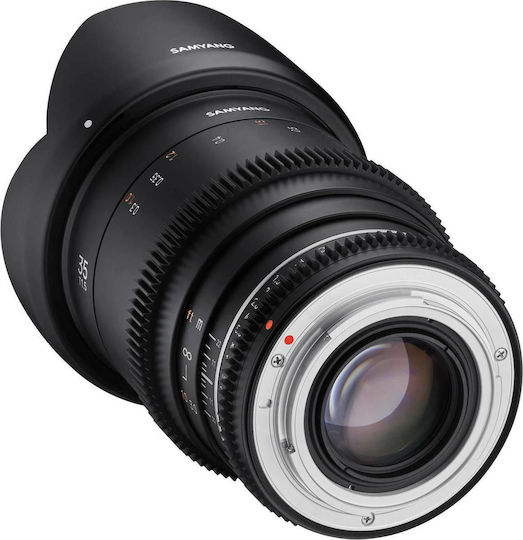 Samyang Full Frame Camera Lens 35mm T1.5 VDSLR MK2 Cine Fixed for Fujifilm X Mount Black