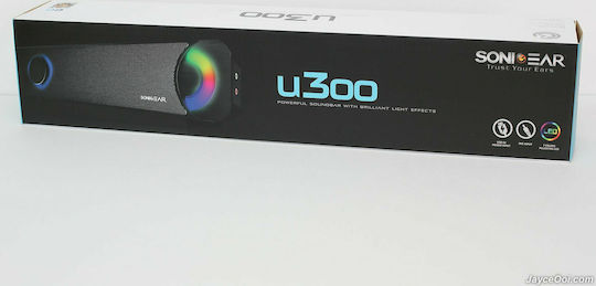 Sonic Gear U300 Soundbar 3.6W 2.0 Μαύρο