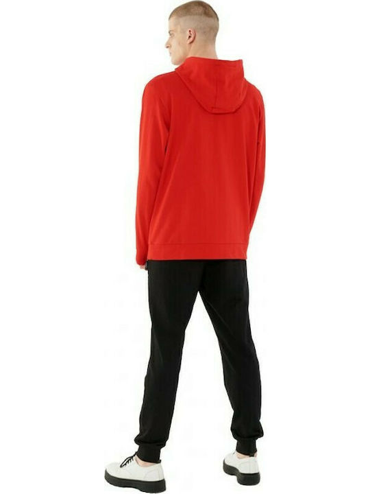 Outhorn Herren Sweatshirt Jacke mit Kapuze Rot