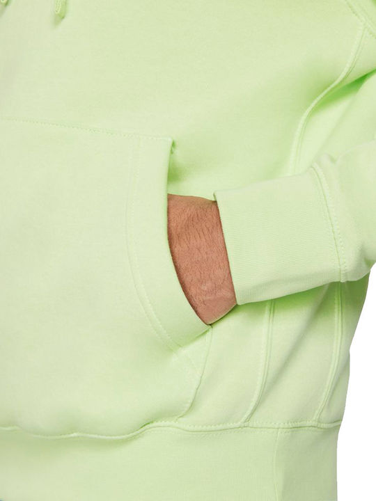 Club Sweatshirt With Hood Lime Yellow