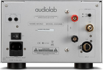 Audiolab Hi-Fi Power Amplifier Mono 8300MB 350W/4Ω 250W/8Ω Silver