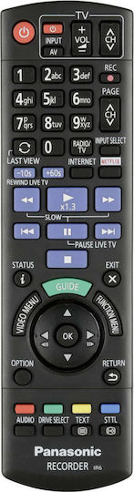 Panasonic Blu-Ray Player DMR-BCT760EG Eingebautes WiFi mit Blu-Ray/DVD-Aufnahme und USB-Medienspieler Schwarz