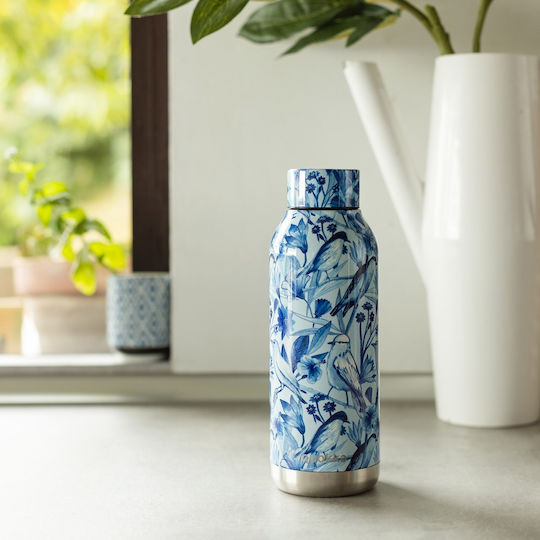 Quokka Solid Bottle Thermos Stainless Steel BPA Free 510ml Blue