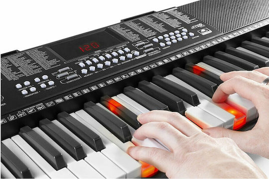Max Αρμόνιο KB5 Set Set με 61 Πλήκτρα Τυπικής Αφής Μαύρο