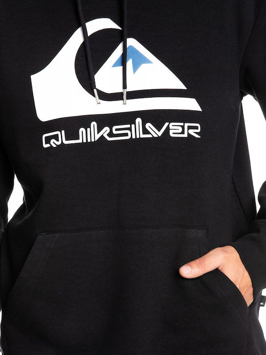 Big Logo Sweatshirt with Hood Black