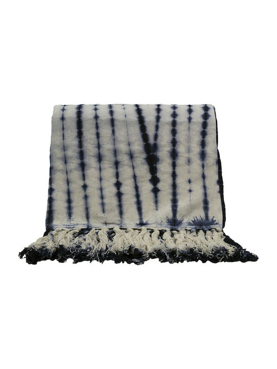 InTheBox Agadir Sofa Throw 150x230cm Blue / White