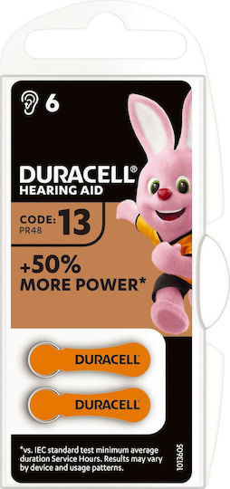 Duracell Activair Батерии За Слухови Апарати 13 1.45V 6бр