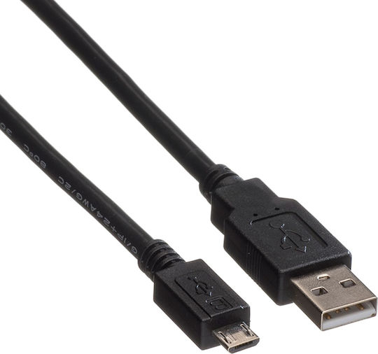 Roline S3152 Редовна USB 2.0 до микро USB кабел Черен 1.8м (S3152-250 S3152-10) 1бр