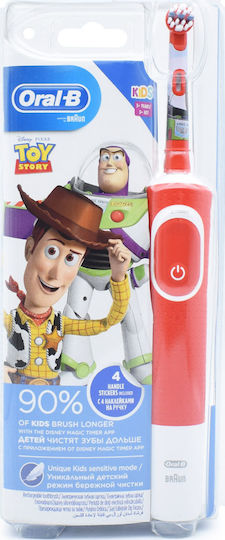 Oral-B Kids Princess Children's Electric Toothbrush With Chronograph For 3+ Years Toy Story