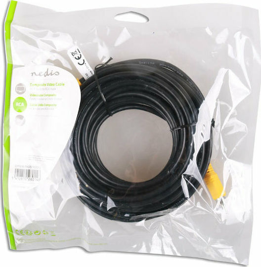 Nedis Composite male to Composite male 10m Cable (CVGP24100BK100)