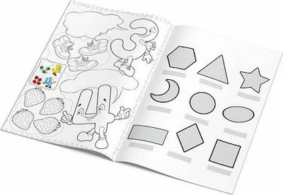 The Littlies Activity Book "Numbers & Shapes" A4 24 Pages