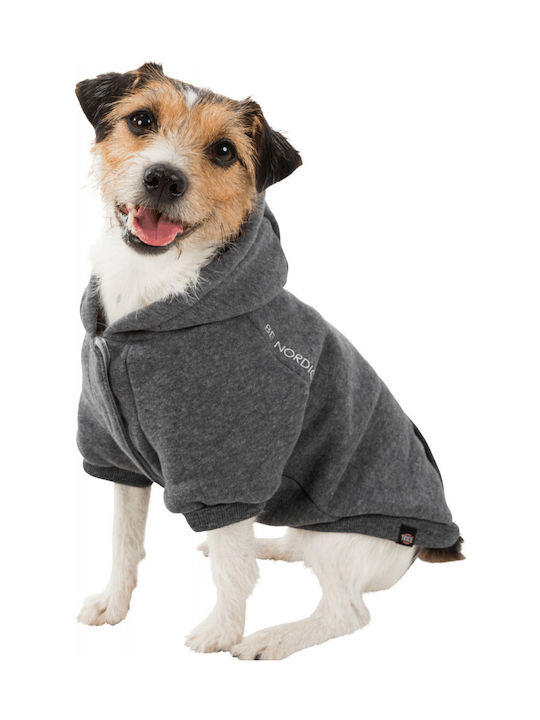Trixie Nordic Sweatshirt Dog Hooded Sweatshirt S Grey in Gray color 33cm.