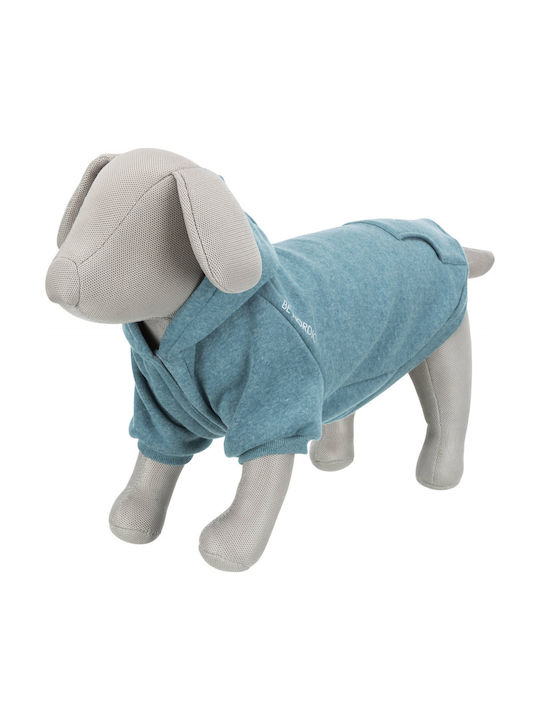 Trixie Nordic Flensburg Hundeshirts Hoodie mit Kapuze Large Petrol in Blau Farbe