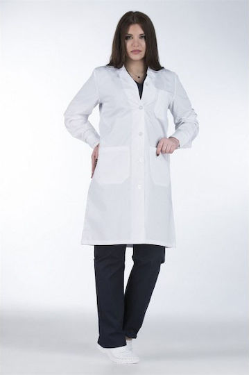 All Collections Medizinischer Verbandskittel Weiß aus Baumwolle und Polyester