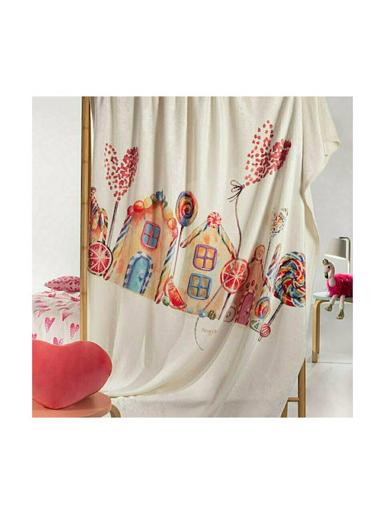 Saint Clair Κουβέρτα Fleece Lollipop Μπεζ 160x220εκ.