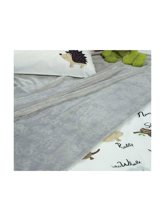 Nef-Nef Homeware Κουβέρτα Vlies 160x220cm Gray