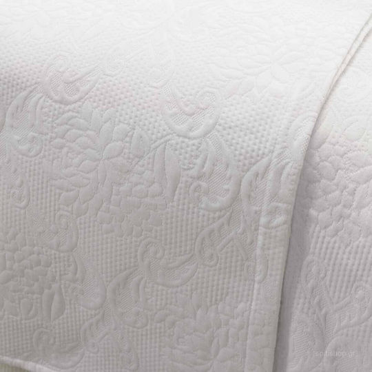 Vesta Home Hotel Blanket King Size Pique White 260x240cm