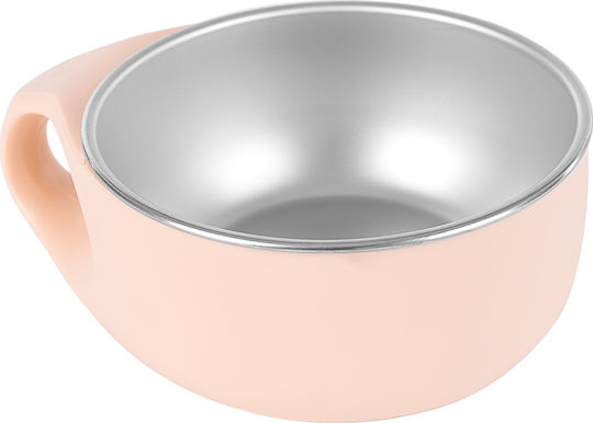 Kikka Boo Baby Food Bowl Stainless Steel Food Bowl 200ml Metallic Pink